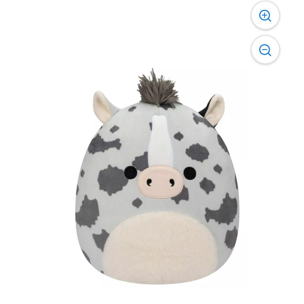 Squishmallows 10" Grady The Grey Appaloosa Horse Official Kellytoy Plush